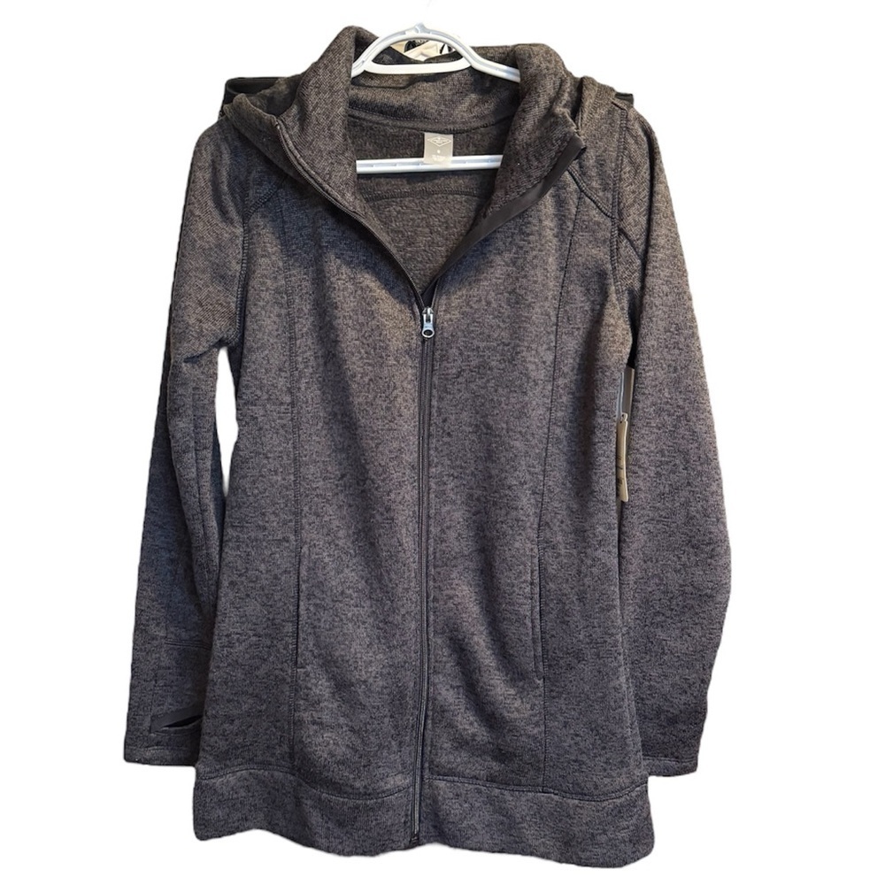 NWT St. John’s Bay Active Hooded Full Zip Long Sleeve Jacket - Picture 3 of 8